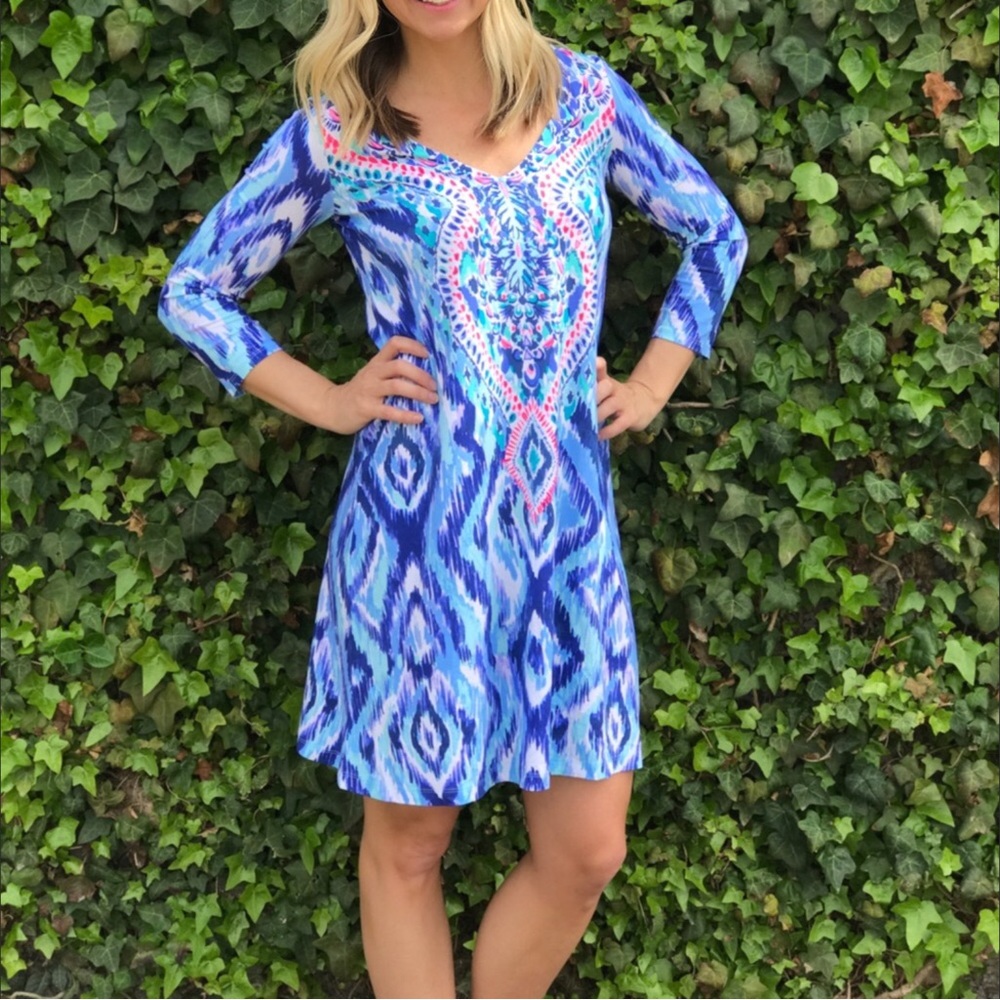 Lilly Pulitzer Ophelia ikat swing dress